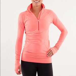 lululemon athletica Coral Long Sleeve Top
